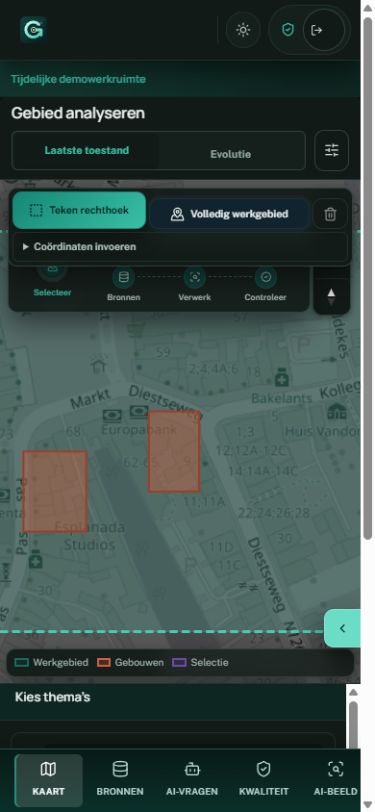 GeoIntel mobile workbench demo
